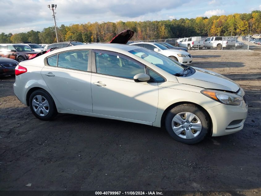 2014 Kia Forte Lx VIN: KNAFK4A6XE5253087 Lot: 40799967