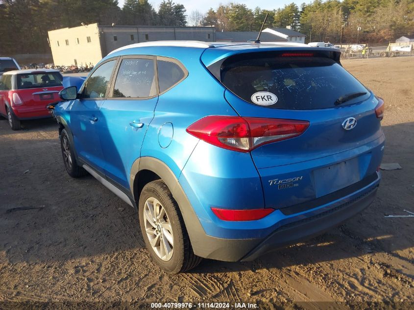 2017 Hyundai Tucson Se VIN: KM8J3CA43HU498273 Lot: 40799976