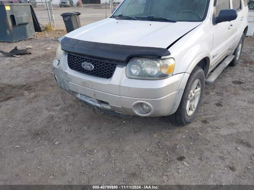 2006 Ford Escape Hybrid VIN: 1FMCU96H76KC96100 Lot: 40799998