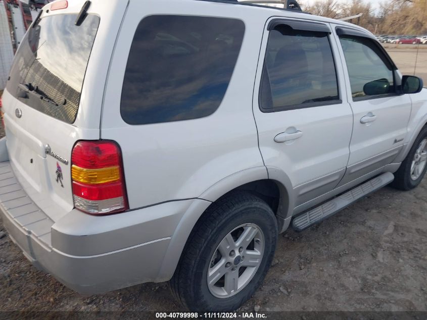 2006 Ford Escape Hybrid VIN: 1FMCU96H76KC96100 Lot: 40799998