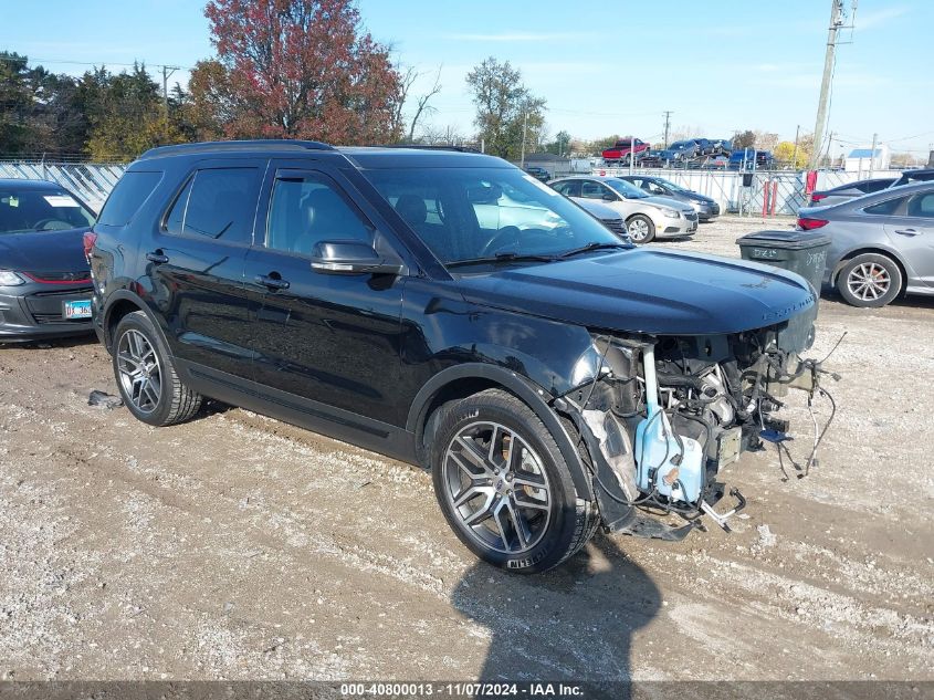 2016 Ford Explorer Sport VIN: 1FM5K8GT2GGB26615 Lot: 40800013