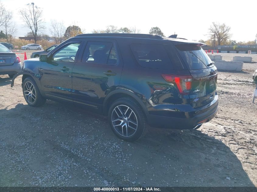 2016 Ford Explorer Sport VIN: 1FM5K8GT2GGB26615 Lot: 40800013