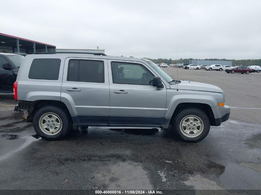 2016 Jeep Patriot Sport VIN: 1C4NJPBB1GD748494 Lot: 40800016