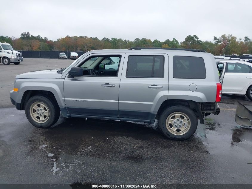 2016 Jeep Patriot Sport VIN: 1C4NJPBB1GD748494 Lot: 40800016