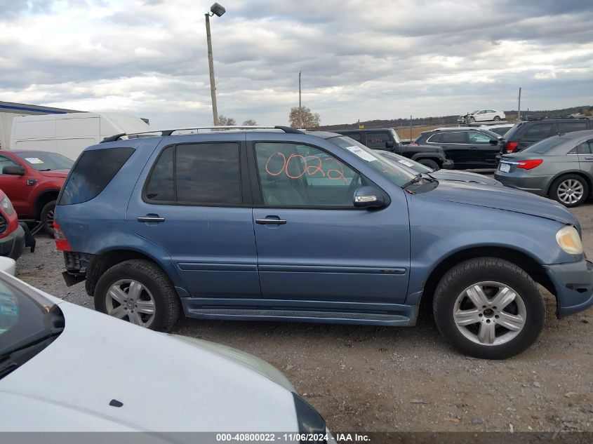 2005 Mercedes-Benz Ml 350 4Matic VIN: 4JGAB57E55A551762 Lot: 40800022