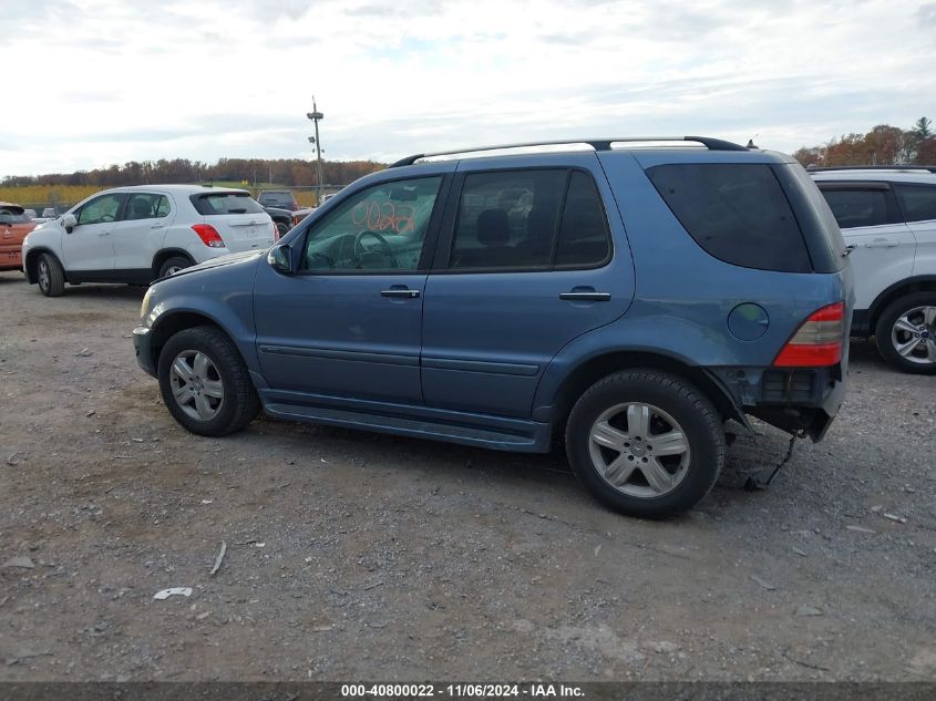 2005 Mercedes-Benz Ml 350 4Matic VIN: 4JGAB57E55A551762 Lot: 40800022