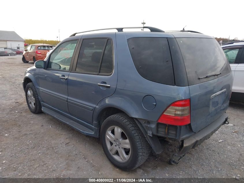 2005 Mercedes-Benz Ml 350 4Matic VIN: 4JGAB57E55A551762 Lot: 40800022