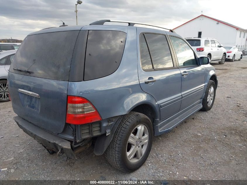 2005 Mercedes-Benz Ml 350 4Matic VIN: 4JGAB57E55A551762 Lot: 40800022