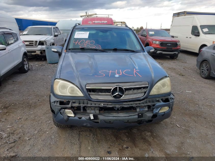 2005 Mercedes-Benz Ml 350 4Matic VIN: 4JGAB57E55A551762 Lot: 40800022