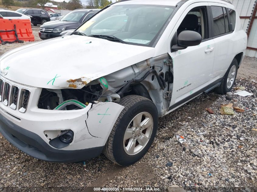 2016 Jeep Compass Sport VIN: 1C4NJCBB9GD574568 Lot: 40800035