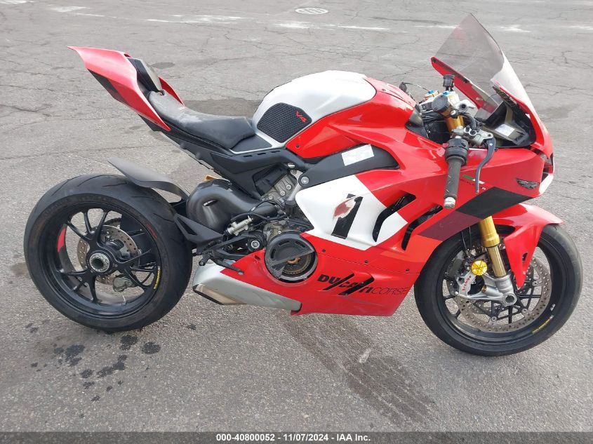 2024 Ducati Panigale V4 R VIN: ZDMDAGZW0RB008104 Lot: 40800052