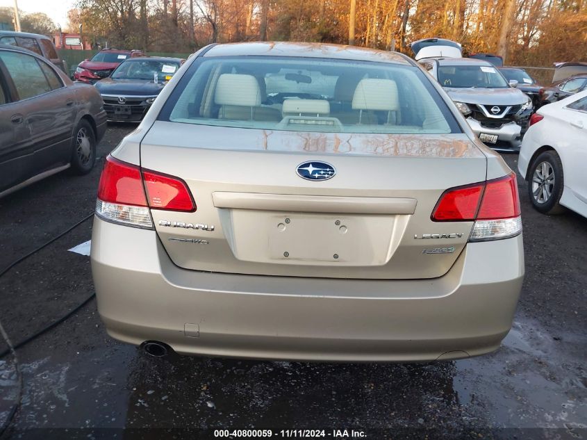 2010 Subaru Legacy 2.5I Premium VIN: 4S3BMBG66A3231925 Lot: 40800059