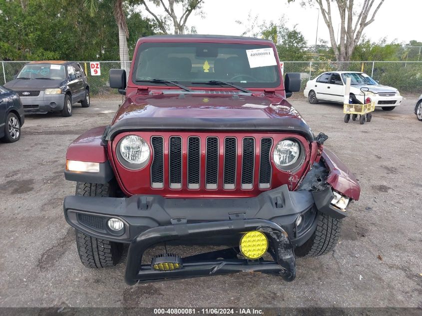 2021 Jeep Wrangler 80Th Anniversary 4X4 VIN: 1C4GJXAN3MW744578 Lot: 40800081