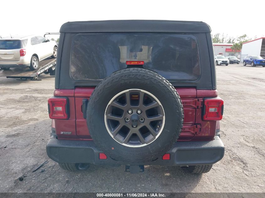 2021 Jeep Wrangler 80Th Anniversary 4X4 VIN: 1C4GJXAN3MW744578 Lot: 40800081