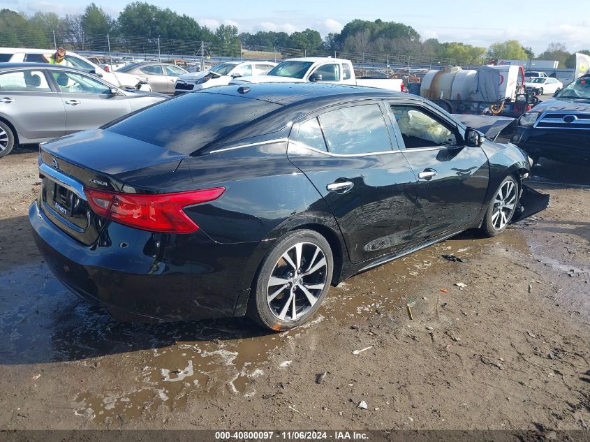 2017 Nissan Maxima 3.5 Platinum VIN: 1N4AA6APXHC449511 Lot: 40800097