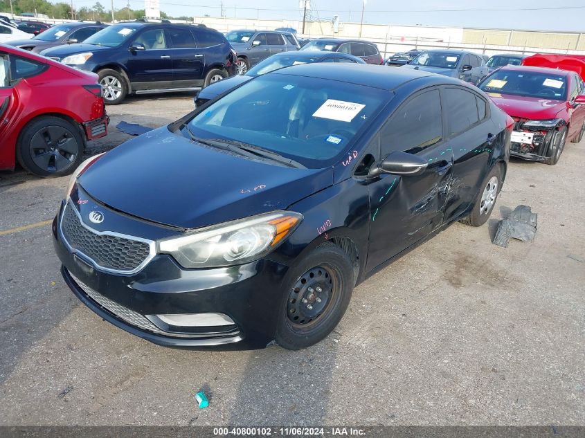 2014 Kia Forte Lx VIN: KNAFK4A65E5246256 Lot: 40800102