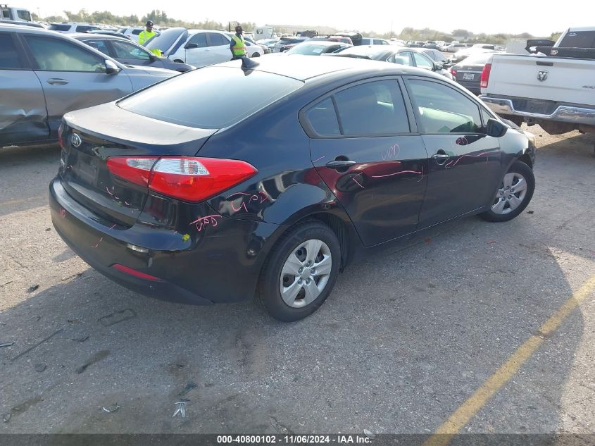 2014 Kia Forte Lx VIN: KNAFK4A65E5246256 Lot: 40800102