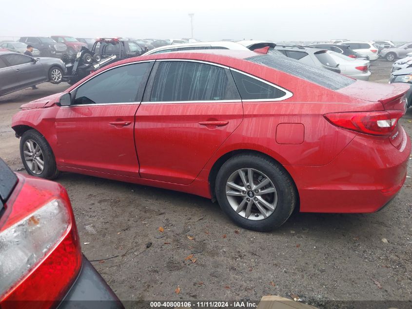 2017 HYUNDAI SONATA SE - 5NPE24AF9HH503003