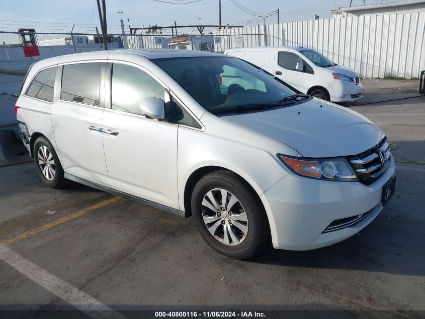 2016 Honda Odyssey Ex-L VIN: 5FNRL5H69GB022322 Lot: 40800116