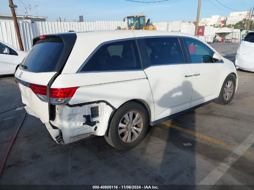 2016 Honda Odyssey Ex-L VIN: 5FNRL5H69GB022322 Lot: 40800116