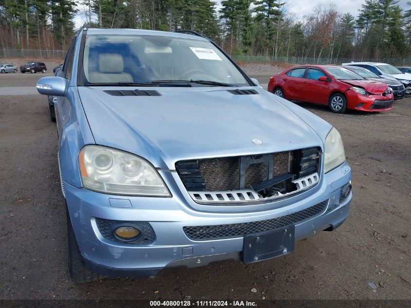 2006 Mercedes-Benz Ml 500 4Matic VIN: 4JGBB75EX6A029875 Lot: 40800128