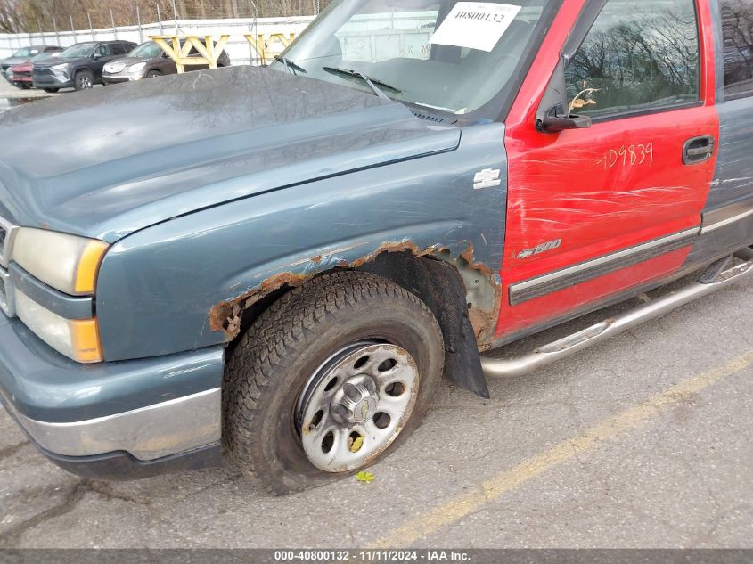 2006 Chevrolet Silverado 1500 Lt1 VIN: 2GCEK13ZX61285769 Lot: 40800132