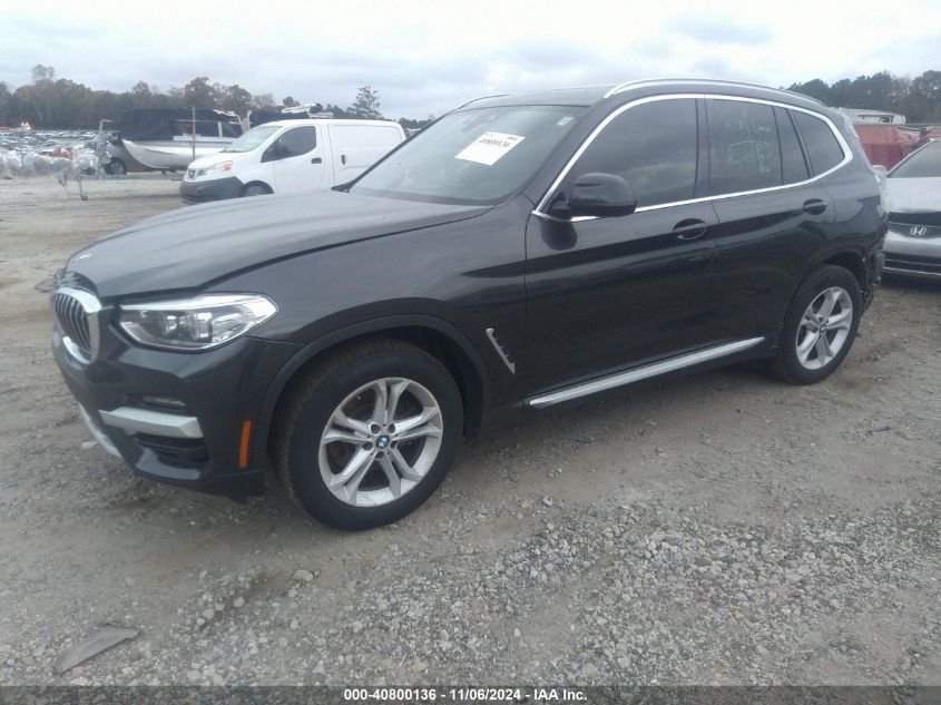 2020 BMW X3 Sdrive30I VIN: 5UXTY3C03L9B17706 Lot: 40800136