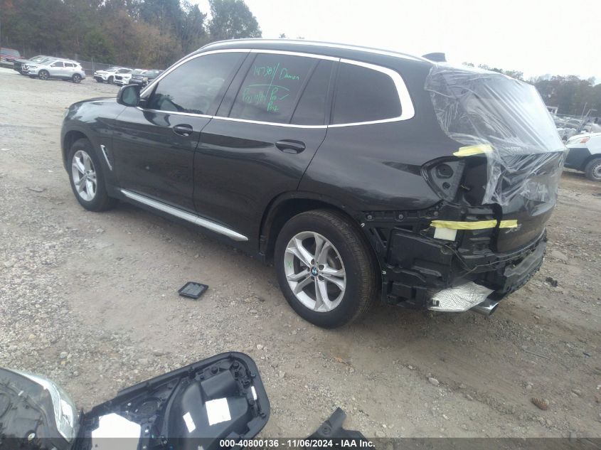 2020 BMW X3 Sdrive30I VIN: 5UXTY3C03L9B17706 Lot: 40800136