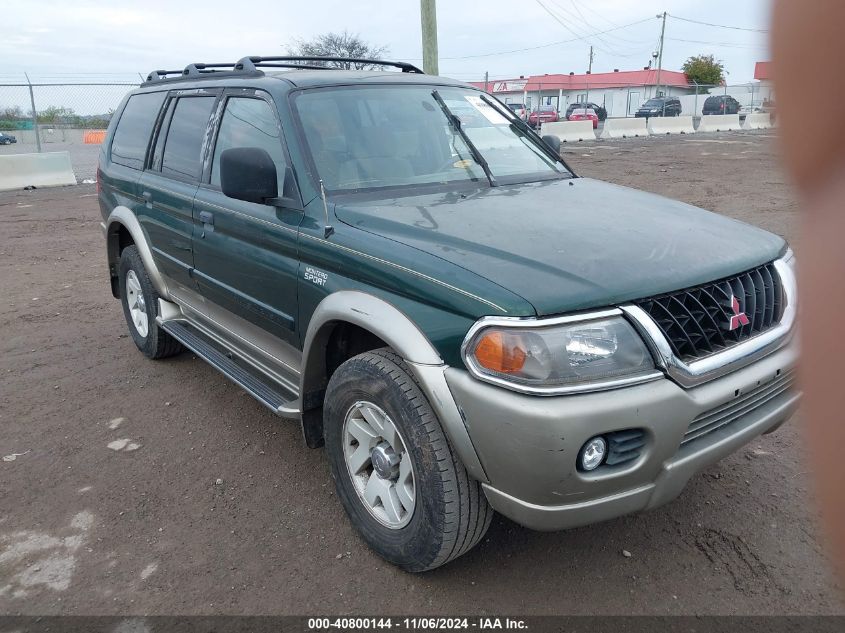 2000 Mitsubishi Montero Sport Ls/Xls VIN: JA4MT31H1YP057500 Lot: 40800144