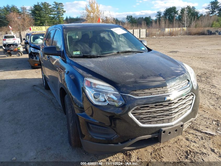 2016 Chevrolet Equinox Ls VIN: 2GNFLEEK9G6334738 Lot: 40800145