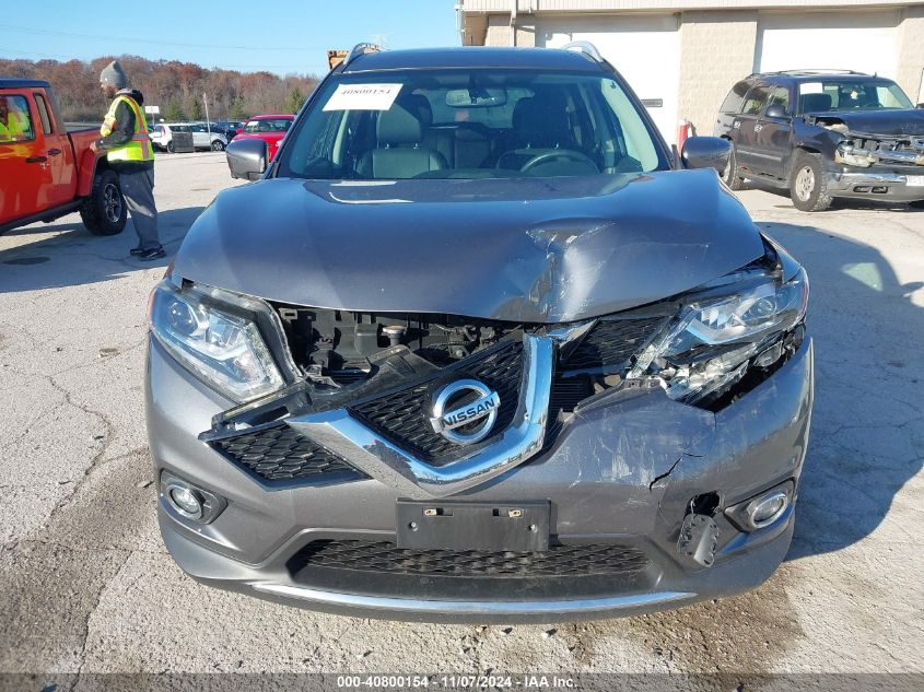 2016 Nissan Rogue Sl VIN: 5N1AT2MV7GC827009 Lot: 40800154