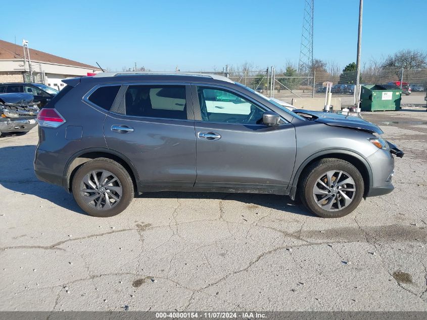 2016 Nissan Rogue Sl VIN: 5N1AT2MV7GC827009 Lot: 40800154