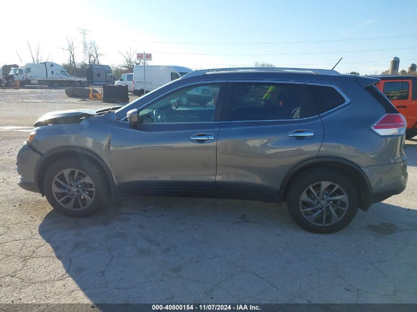 2016 Nissan Rogue Sl VIN: 5N1AT2MV7GC827009 Lot: 40800154