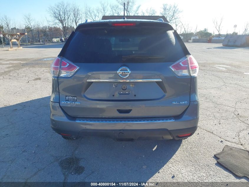 2016 Nissan Rogue Sl VIN: 5N1AT2MV7GC827009 Lot: 40800154