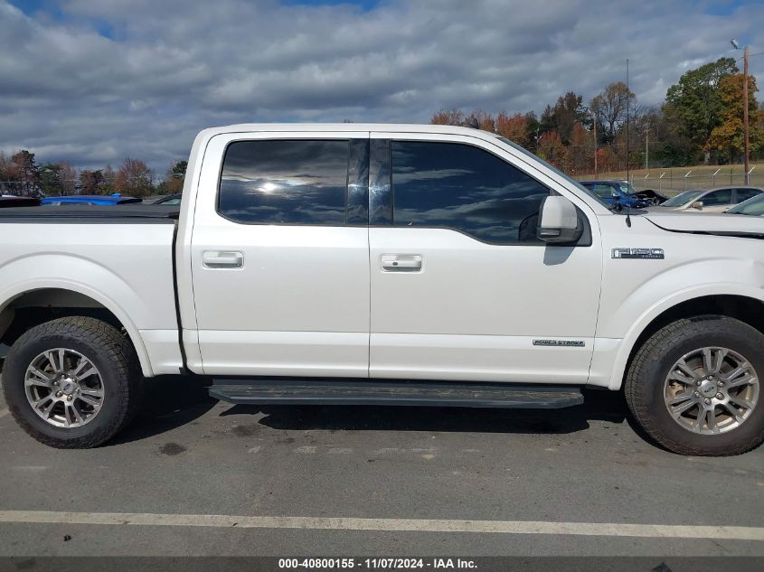 2019 Ford F-150 Lariat VIN: 1FTFW1E16KFC02180 Lot: 40800155