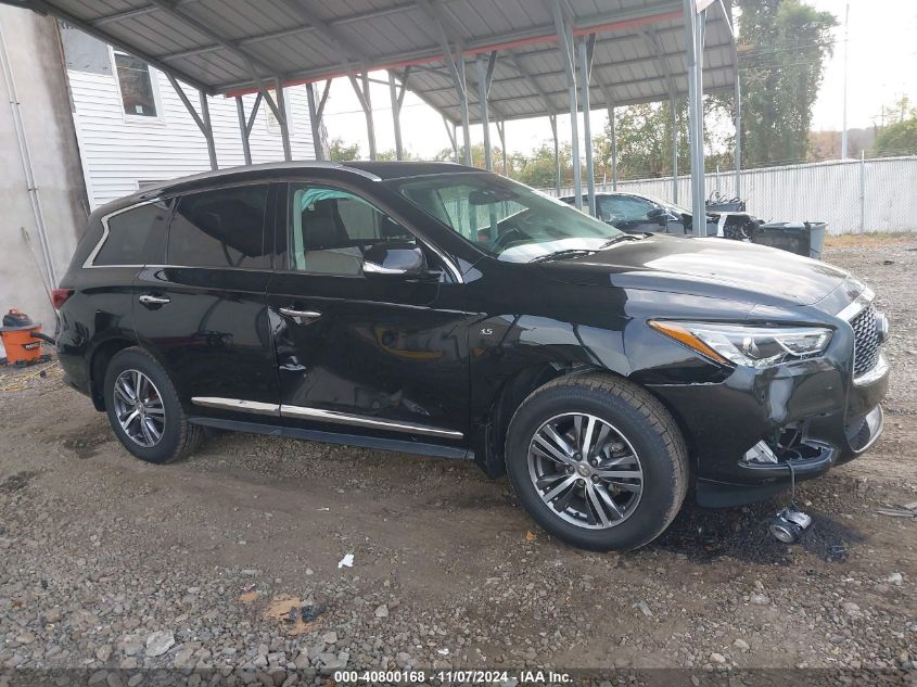 2020 Infiniti Qx60 Luxe Awd VIN: 5N1DL0MM4LC517144 Lot: 40800168