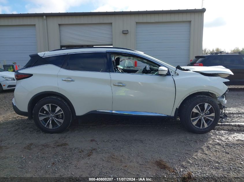 2022 Nissan Murano Sv Fwd VIN: 5N1AZ2BJ5NC126884 Lot: 40800207