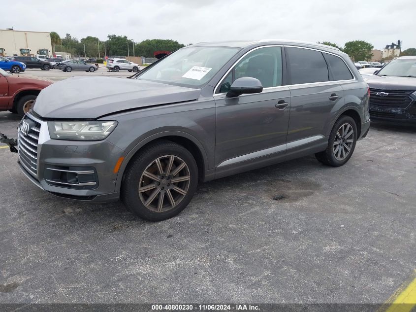 2019 Audi Q7 55 Premium/55 Se Premium VIN: WA1LAAF76KD011739 Lot: 40800230