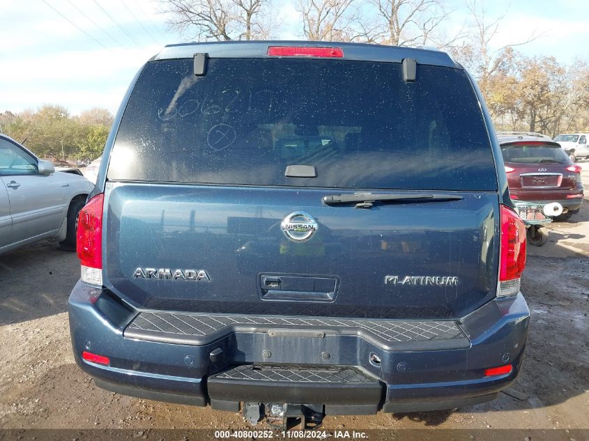 2015 Nissan Armada Platinum VIN: 5N1AA0NE4FN606219 Lot: 40800252