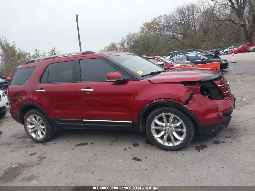 2015 Ford Explorer Limited VIN: 1FM5K8F84FGA33848 Lot: 40800280