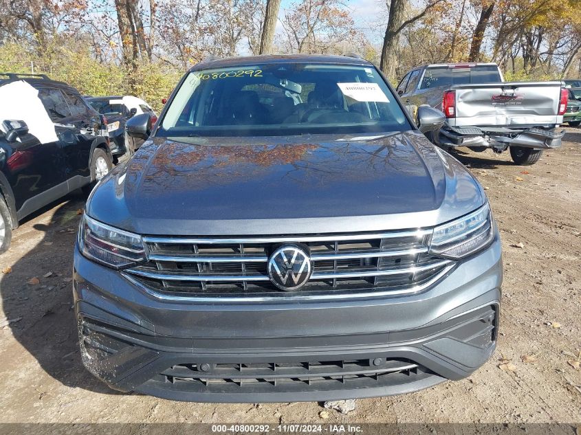 2022 Volkswagen Tiguan 2.0T Se VIN: 3VV3B7AX3NM088303 Lot: 40800292