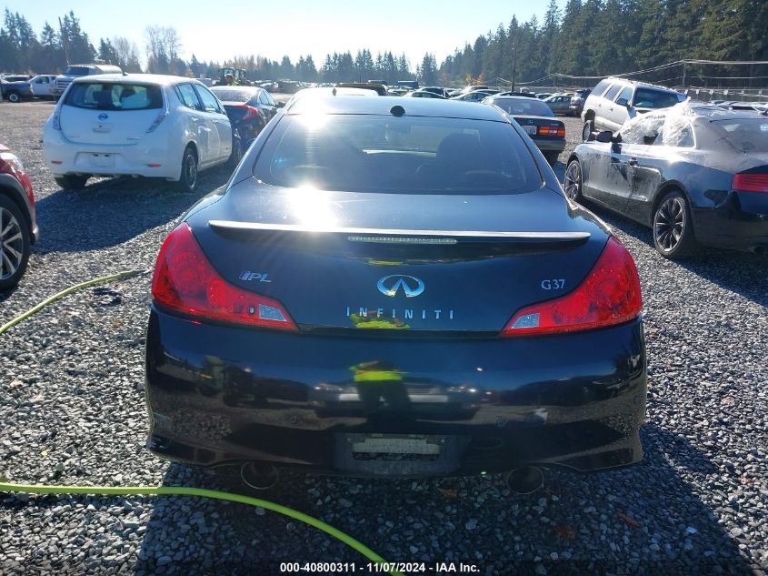 2012 Infiniti G37 Ipl VIN: JN1CV6EK3CM420072 Lot: 40800311