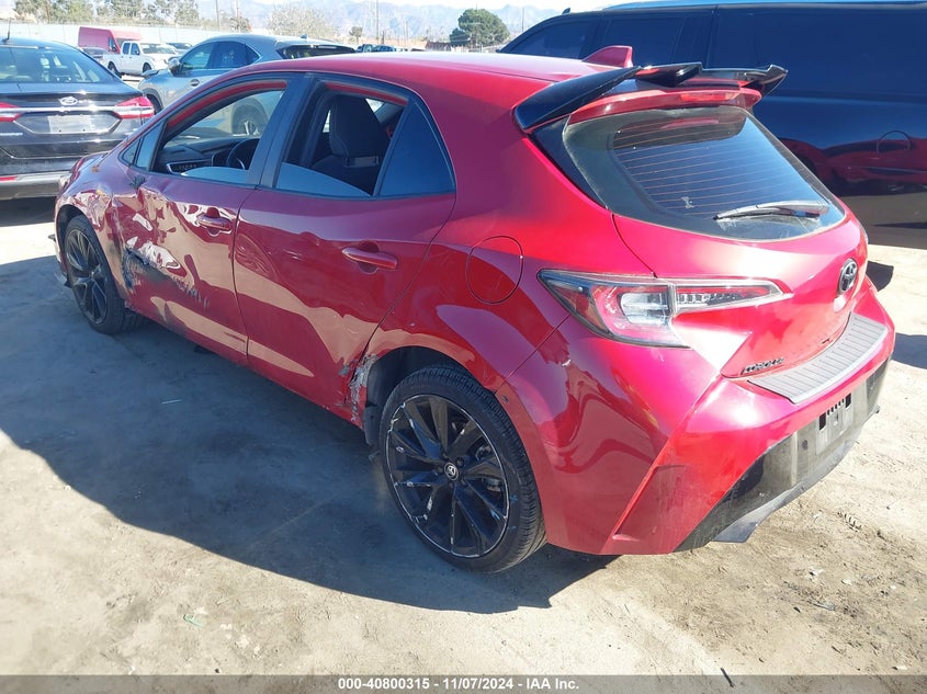 VIN JTND4MBE8M3108162 2021 TOYOTA COROLLA SE