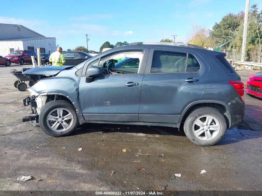 2021 Chevrolet Trax Awd Lt VIN: KL7CJPSB5MB351902 Lot: 40800322