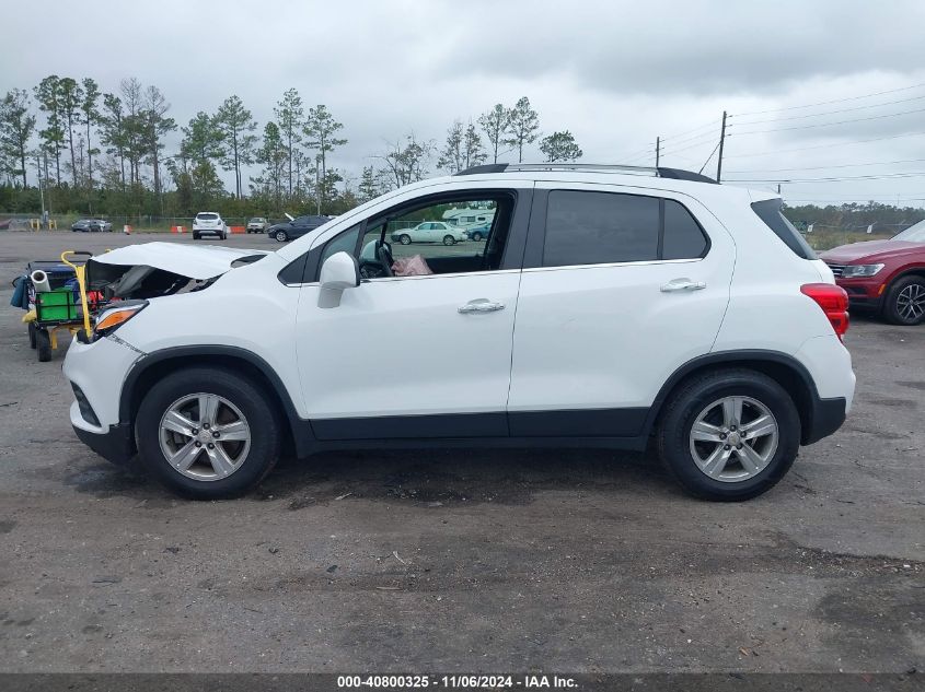 2019 Chevrolet Trax Lt VIN: KL7CJLSBXKB892837 Lot: 40800325