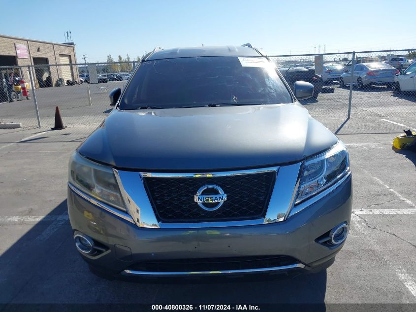 2016 Nissan Pathfinder Platinum/S/Sl/Sv VIN: 5N1AR2MM0GC619611 Lot: 40800326