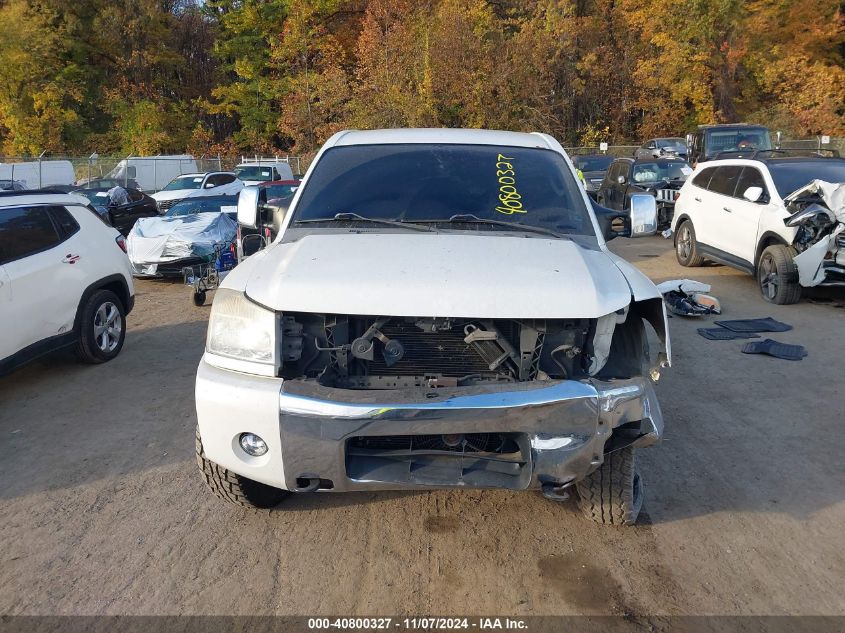 2006 Nissan Titan Le VIN: 1N6BA06B76N536371 Lot: 40800327