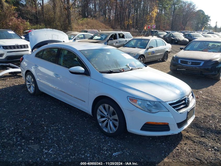 2012 Volkswagen Cc Sport VIN: WVWMP7AN1CE548192 Lot: 40800343