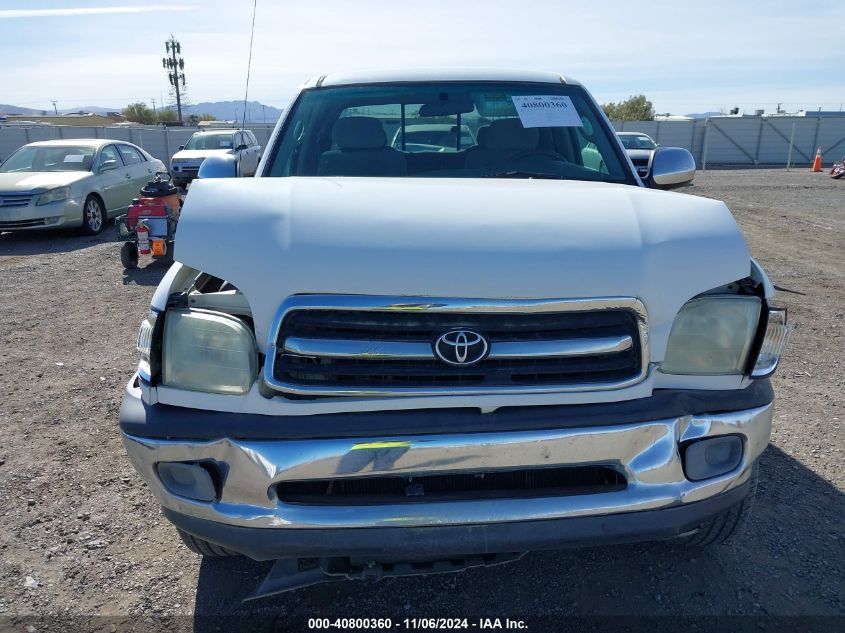 2002 Toyota Tundra Sr5 VIN: 5TBRN34102S299611 Lot: 40800360