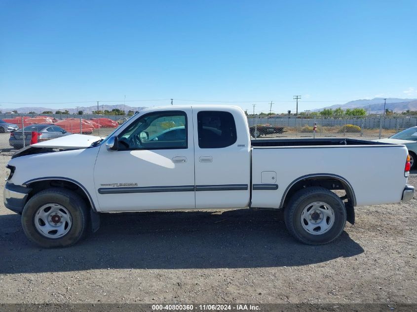 2002 Toyota Tundra Sr5 VIN: 5TBRN34102S299611 Lot: 40800360